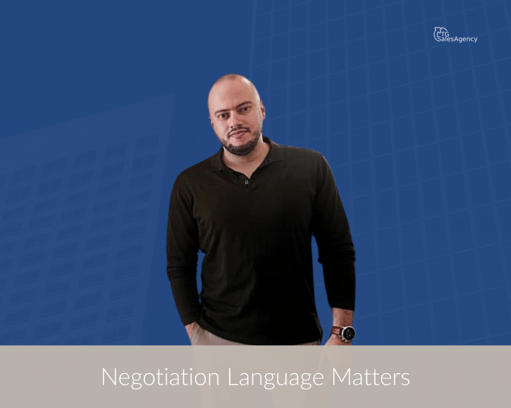 Sales negotiation language used in B2B and enterprise sales conversations