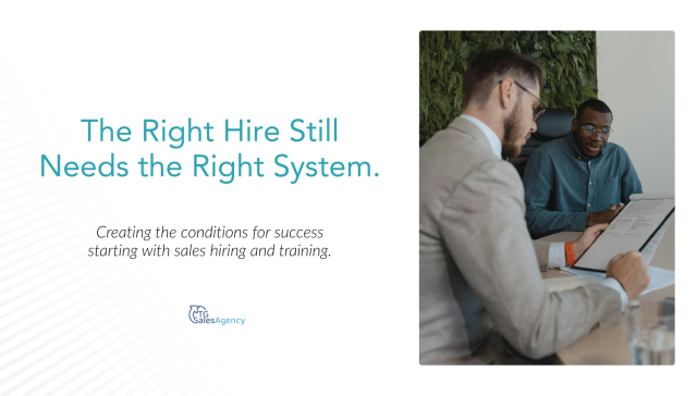 Sales hiring interview between a hiring manager and sales candidate.